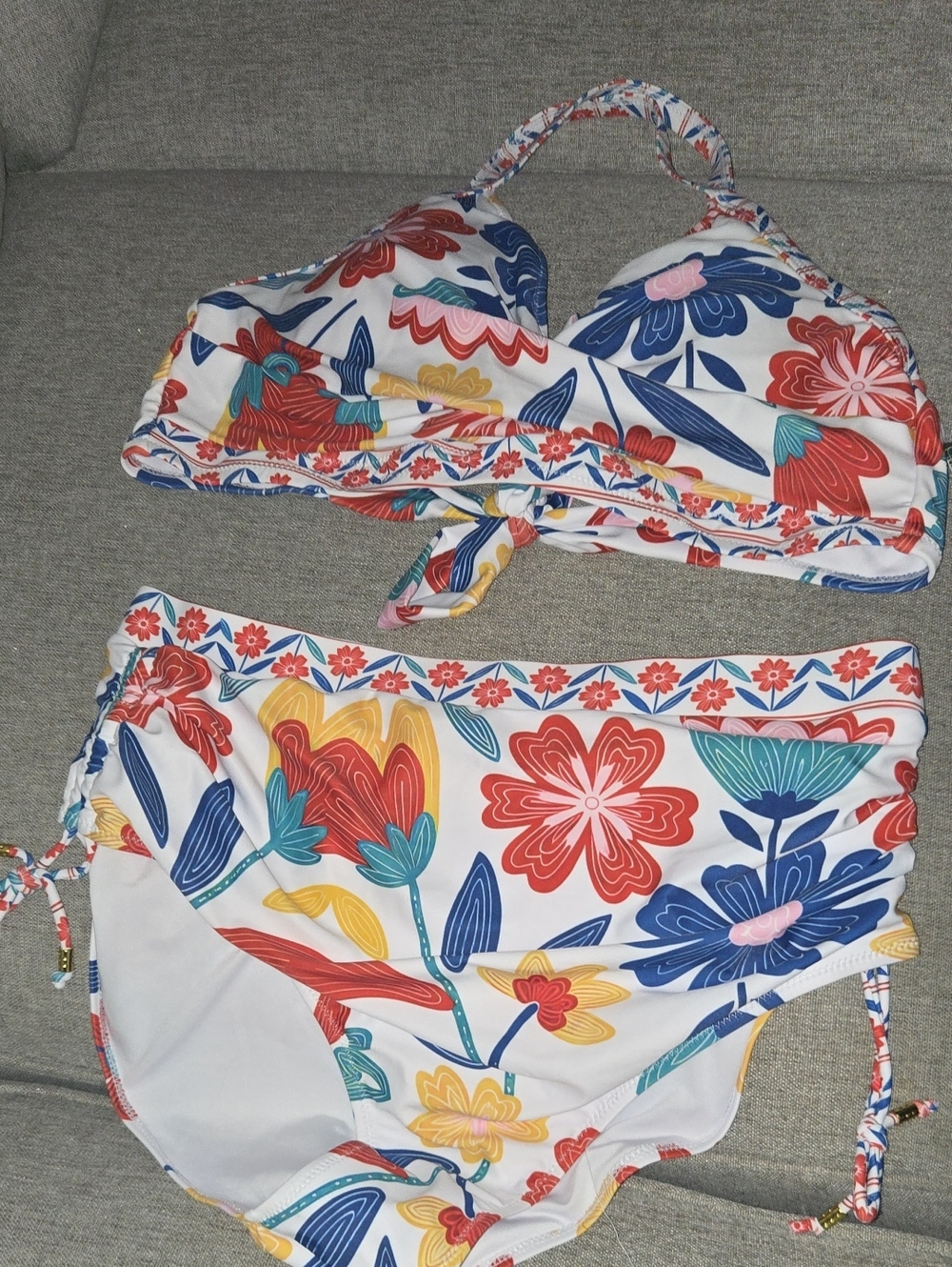 Multi Color 2 piece Bikini